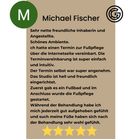 Kundenbewertung von Michael Fischer f&uuml;r Seide Kosmetik und Fu&szlig;pflege